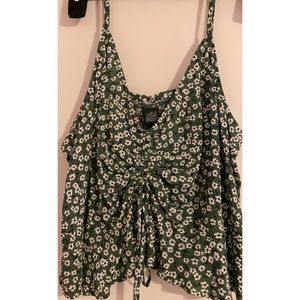 green floral top, brand wild fable